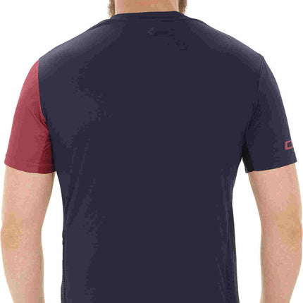 CUBE Tour Jersey Half Zip Blue/Red