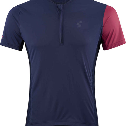CUBE Tour Jersey Half Zip Blue/Red