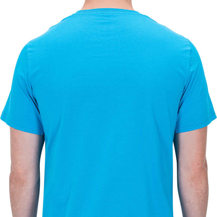 CUBE Organic T-Shirt Logo Dots Blue