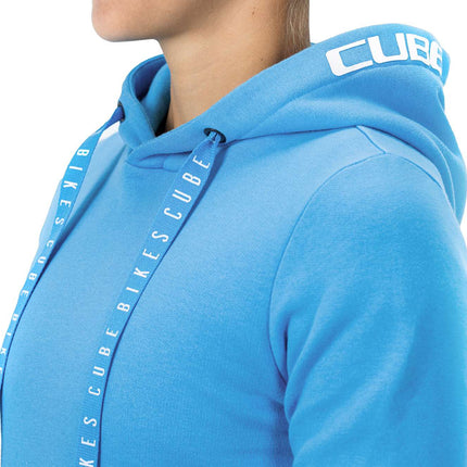 CUBE Organic WS Hoodie Blue