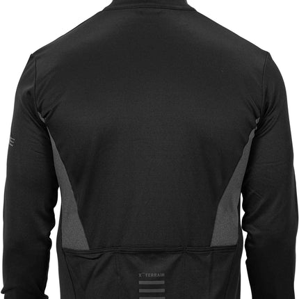CUBE Atx Jersey Full Zip L/S Black