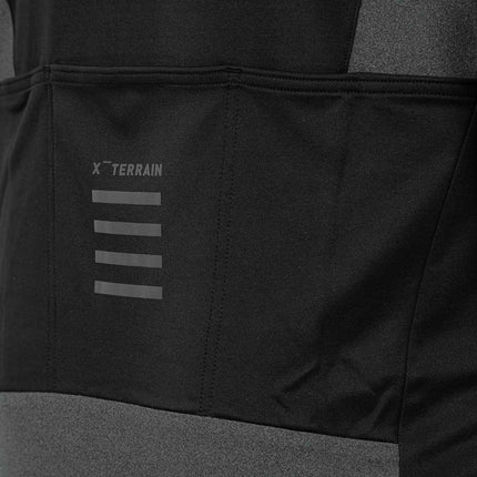 CUBE Atx Jersey Full Zip L/S Black