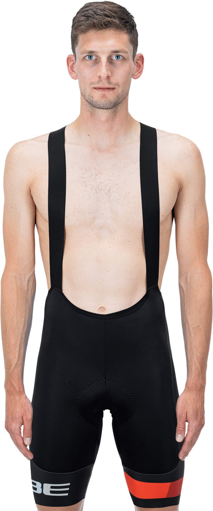 CUBE Teamline Bib Shorts Pro Black/Red