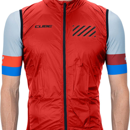 CUBE Teamline Gilet Red