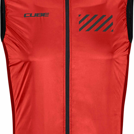 CUBE Teamline Gilet Red
