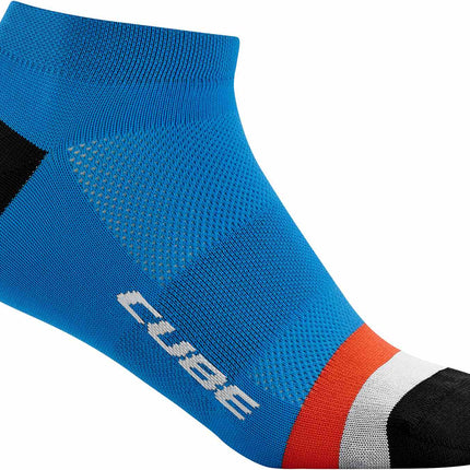 CUBE Socks Low Cut Teamline Blue/Red/Grey