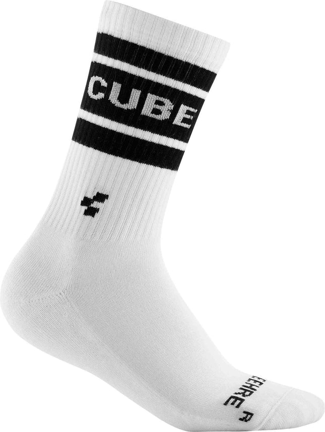 CUBE Socks After Race High Cut White/Black