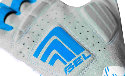 CUBE Natural Fit Wls Gloves Short Finger Wh/Gr/Blu