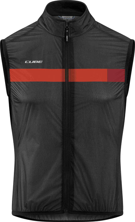CUBE Teamline Wind Gilet Black