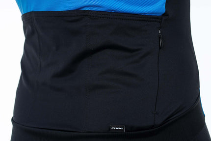 CUBE Blackline Jersey S/S Blue Pattern
