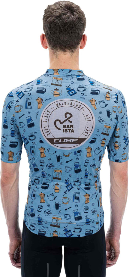 CUBE Blackline Trikot Cmpt S/S Blue
