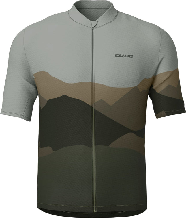 CUBE JERSEY CMPT MOUNTAIN S/S GREEN