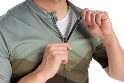 CUBE JERSEY CMPT MOUNTAIN S/S GREEN
