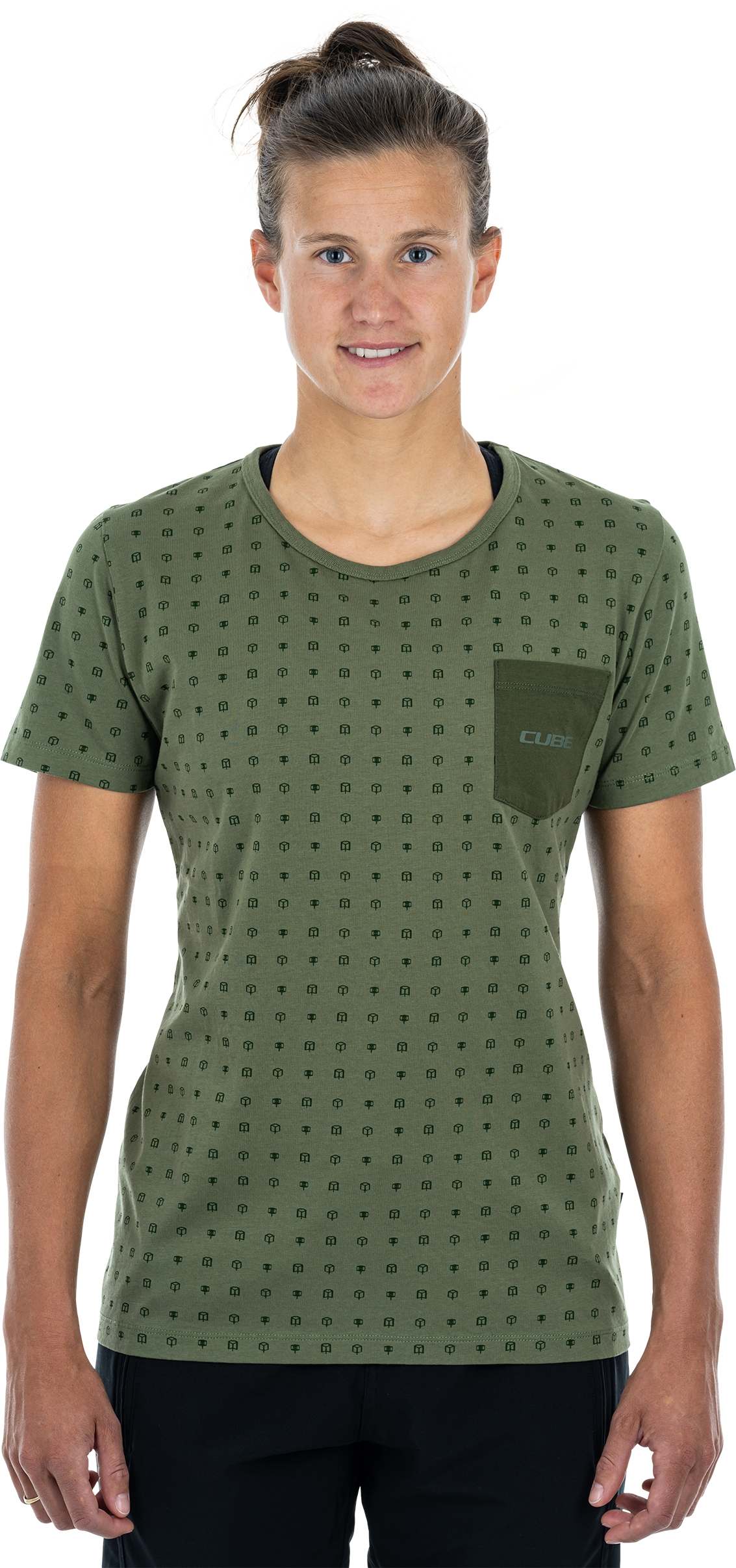 CUBE Organic WS T-Shirt Pedal Olive