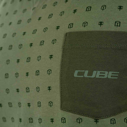 CUBE Organic WS T-Shirt Pedal Olive