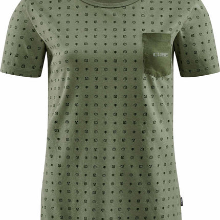 CUBE Organic WS T-Shirt Pedal Olive