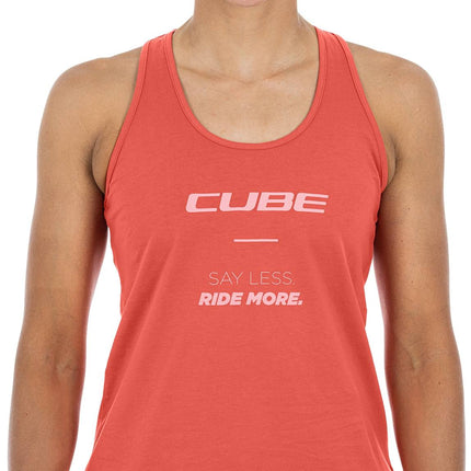 CUBE Organic WS Tank Top Red