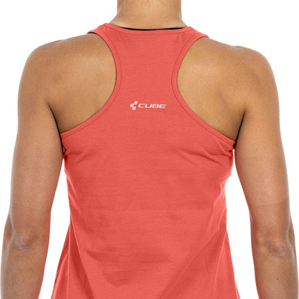 CUBE Organic WS Tank Top Red