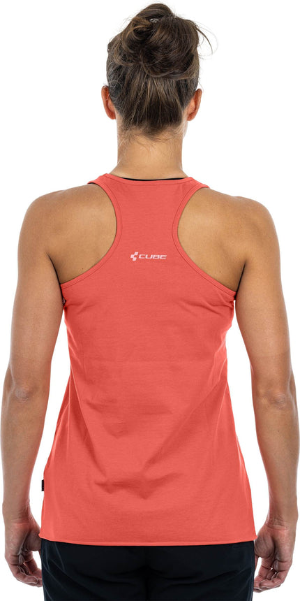 CUBE Organic WS Tank Top Red