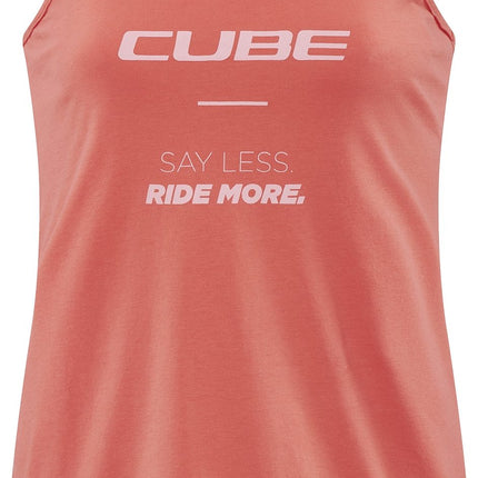 CUBE Organic WS Tank Top Red