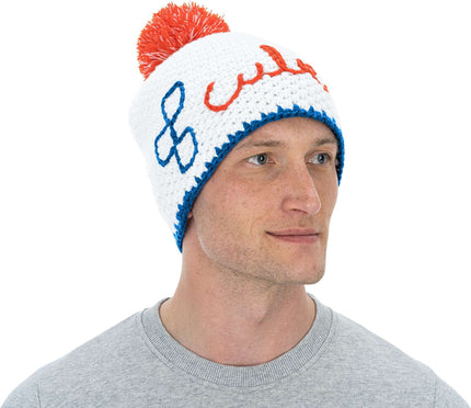 CUBE Beanie Bobble Origin White/Red/Blue