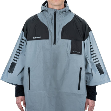 CUBE Atx Utility Poncho Safety Silver/Grey