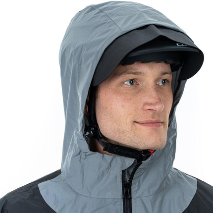 CUBE Atx Utility Poncho Safety Silver/Grey