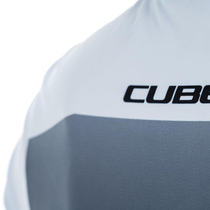 CUBE Atx WS Jersey Full Zip S/S Blk/Whi