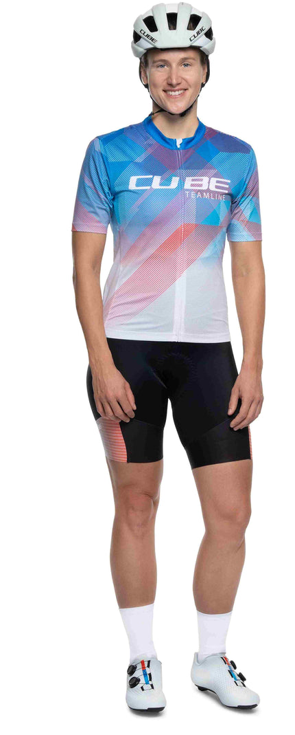 CUBE WS JERSEY CMPT TEAMLINE S/S WHITE