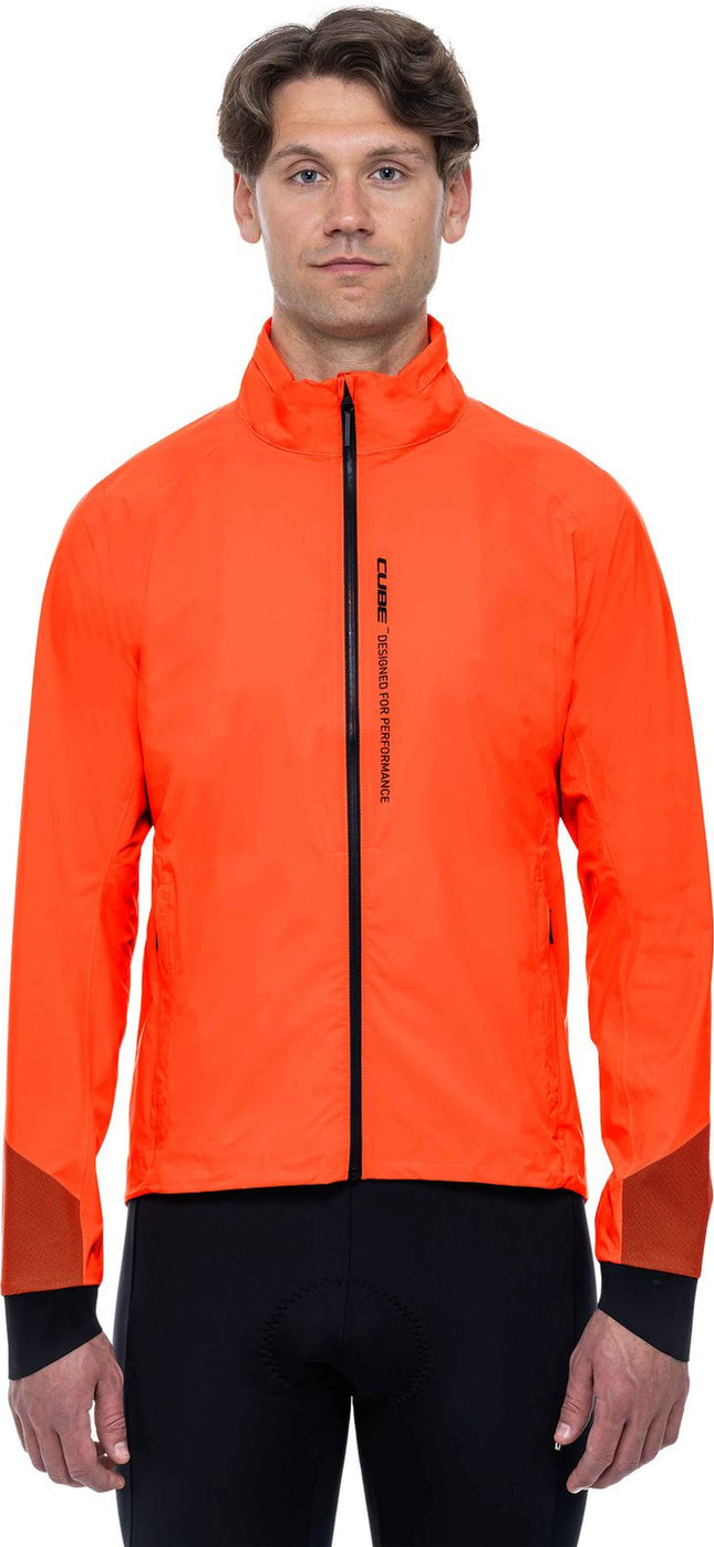 CUBE Blackline Rain Jacket Orange