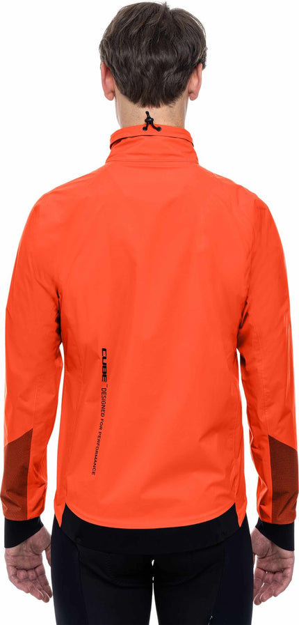 CUBE Blackline Rain Jacket Orange