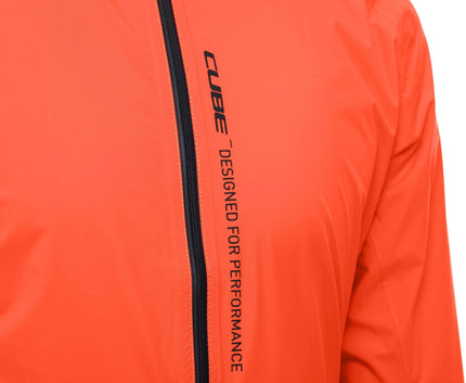 CUBE Blackline Rain Jacket Orange