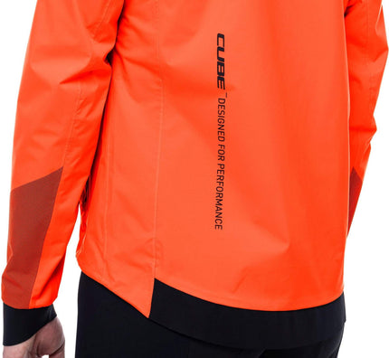 CUBE Blackline Rain Jacket Orange