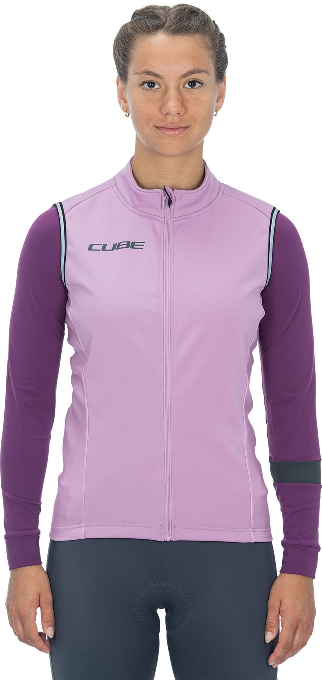 CUBE Blackline WS Softshell Vest Violet