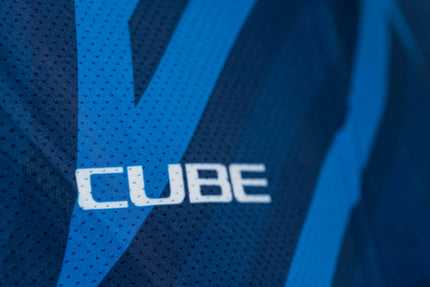 CUBE Atx Jersey Full Zip Cmpt S/S Blue