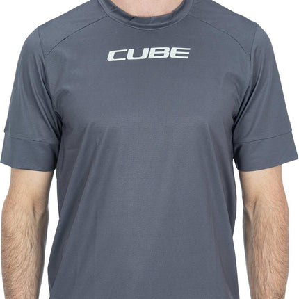 CUBE Atx Round Neck Jersey S/S Dark Grey