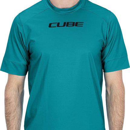 CUBE Atx Round Neck Jersey S/S Light Blue