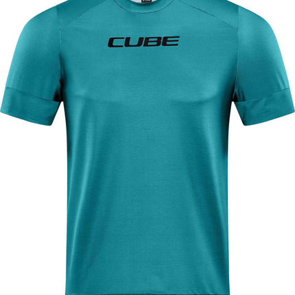 CUBE Atx Round Neck Jersey S/S Light Blue