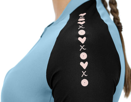 CUBE Atx WS Jersey Half Zip Cmpt S/S Blue