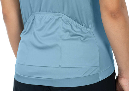 CUBE Atx WS Jersey Half Zip Cmpt S/S Blue