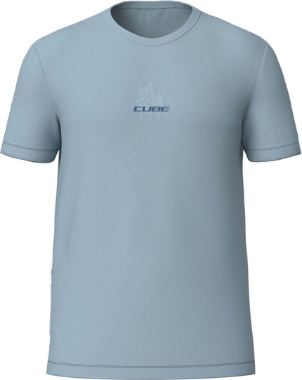 CUBE MTB ROUND NECK JERSEY SOFT TOUCH S/S BLUE