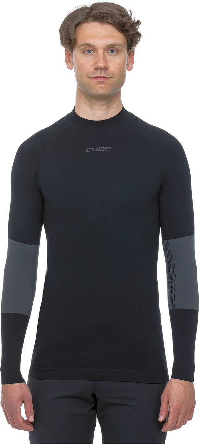CUBE BASELAYER RACE BE WARM L/S BLACK