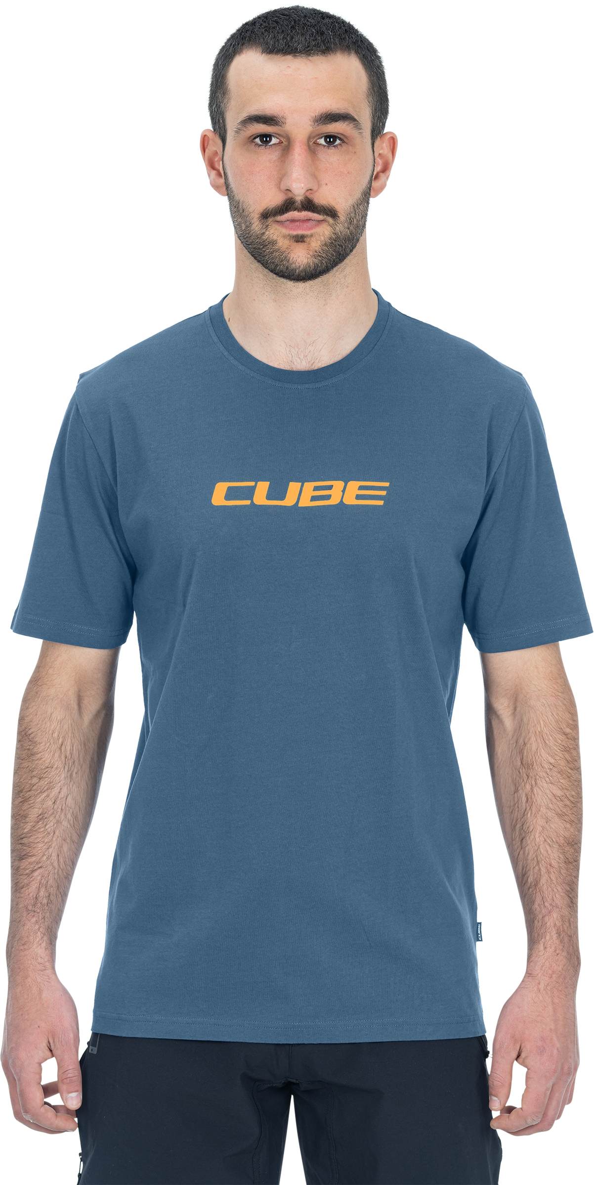 CUBE Organic T-Shirt Mountains Blue