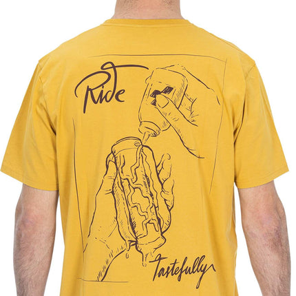 CUBE Organic T-Shirt Hot Dog Gty Fit Yellow