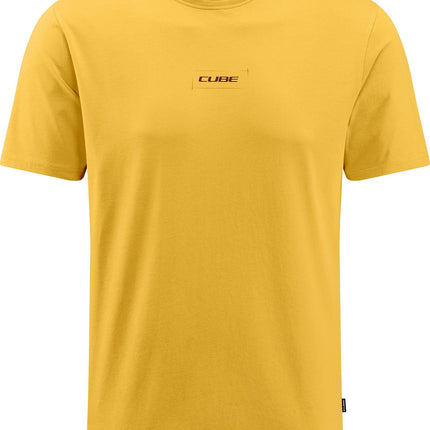 CUBE Organic T-Shirt Hot Dog Gty Fit Yellow