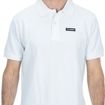 CUBE Organic Polo Shirt White