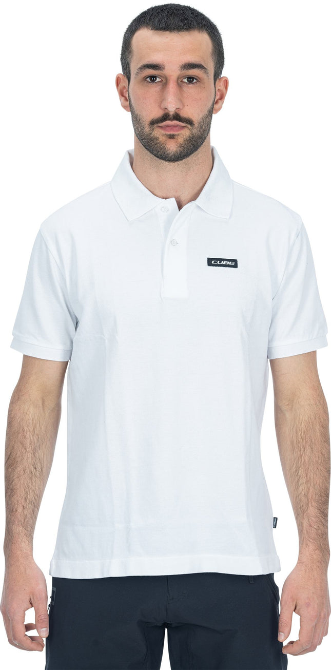 CUBE Organic Polo Shirt White