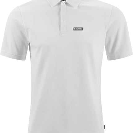 CUBE Organic Polo Shirt White