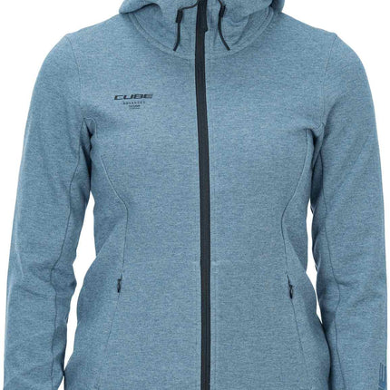 CUBE WS Zip Hoodie Advanced Blue