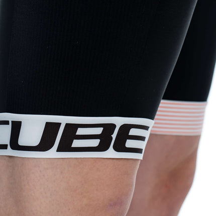 CUBE Teamline Bib Shorts Black/White